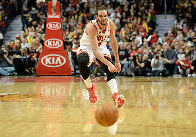 Joakim Noah has taken on more playmaking duties in the absence of Derrick Rose and Luol Deng.